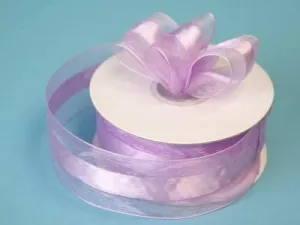 10 Yards 1.5" DIY Lavender Satin Center Ribbon For Craft Dress Wedding