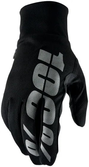 100% Hydromatic Gloves - Black, Full Finger, Small