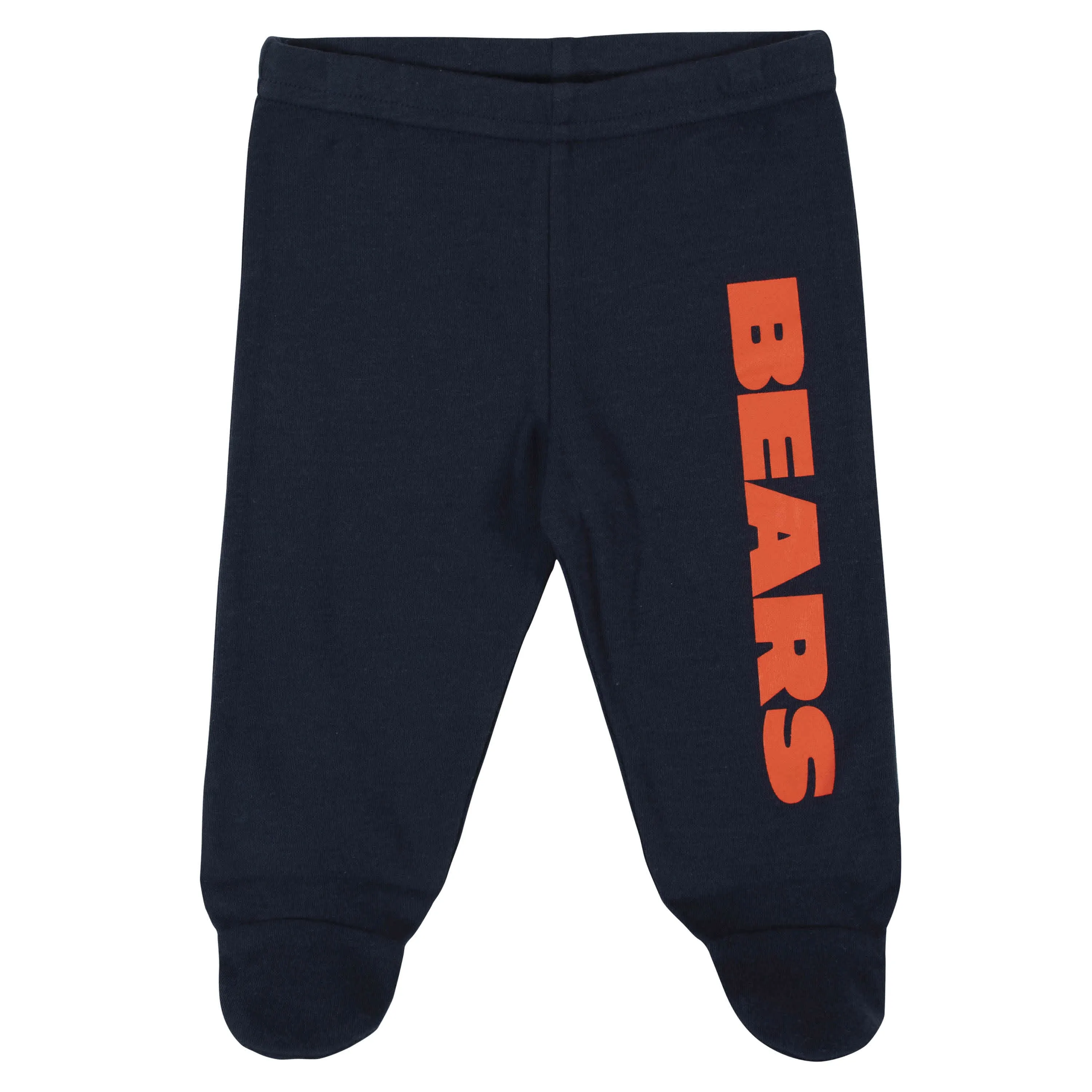 3-Piece Baby Boys Chicago Bears Bodysuit, Footed Pant, and Cap Set