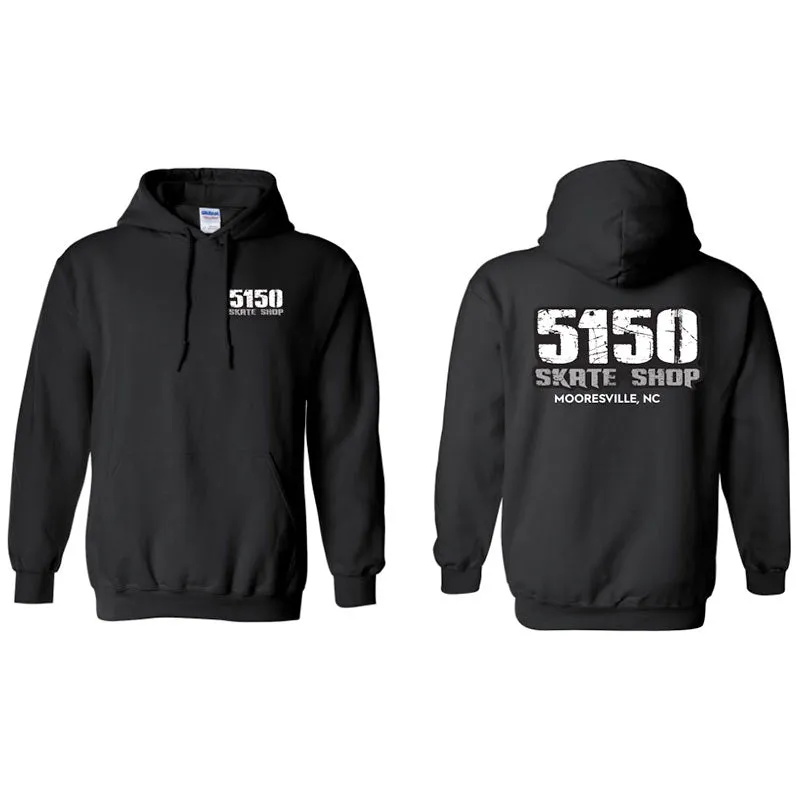 5150 Skate Shop Black Youth Hoodies