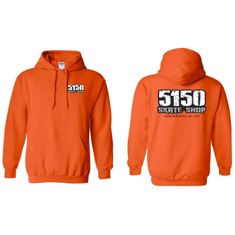 5150 Skate Shop Orange Youth Hoodies