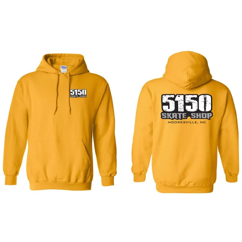 5150 Skate Shop Yellow Youth Hoodies