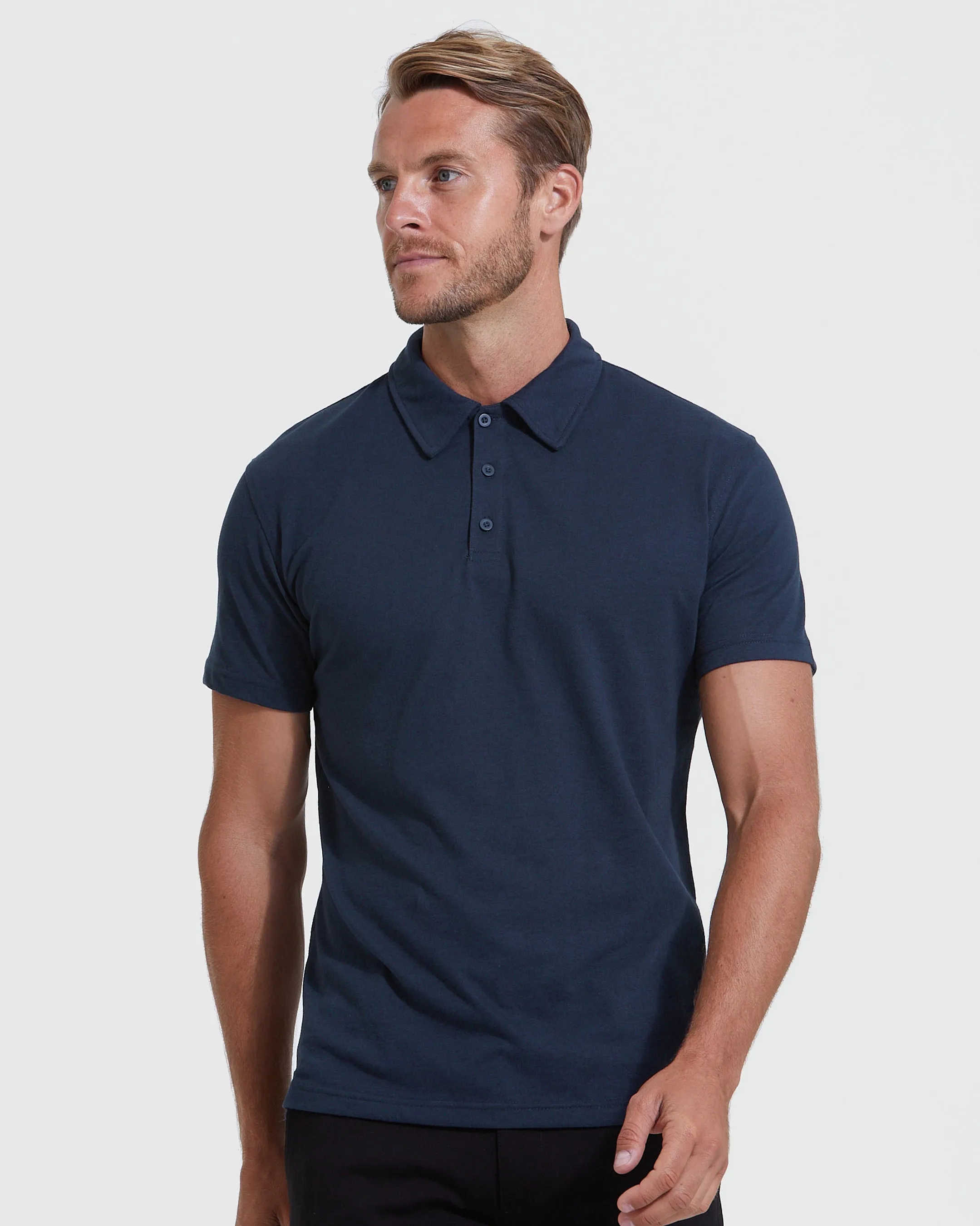 All Navy Short Sleeve Polo 6-Pack