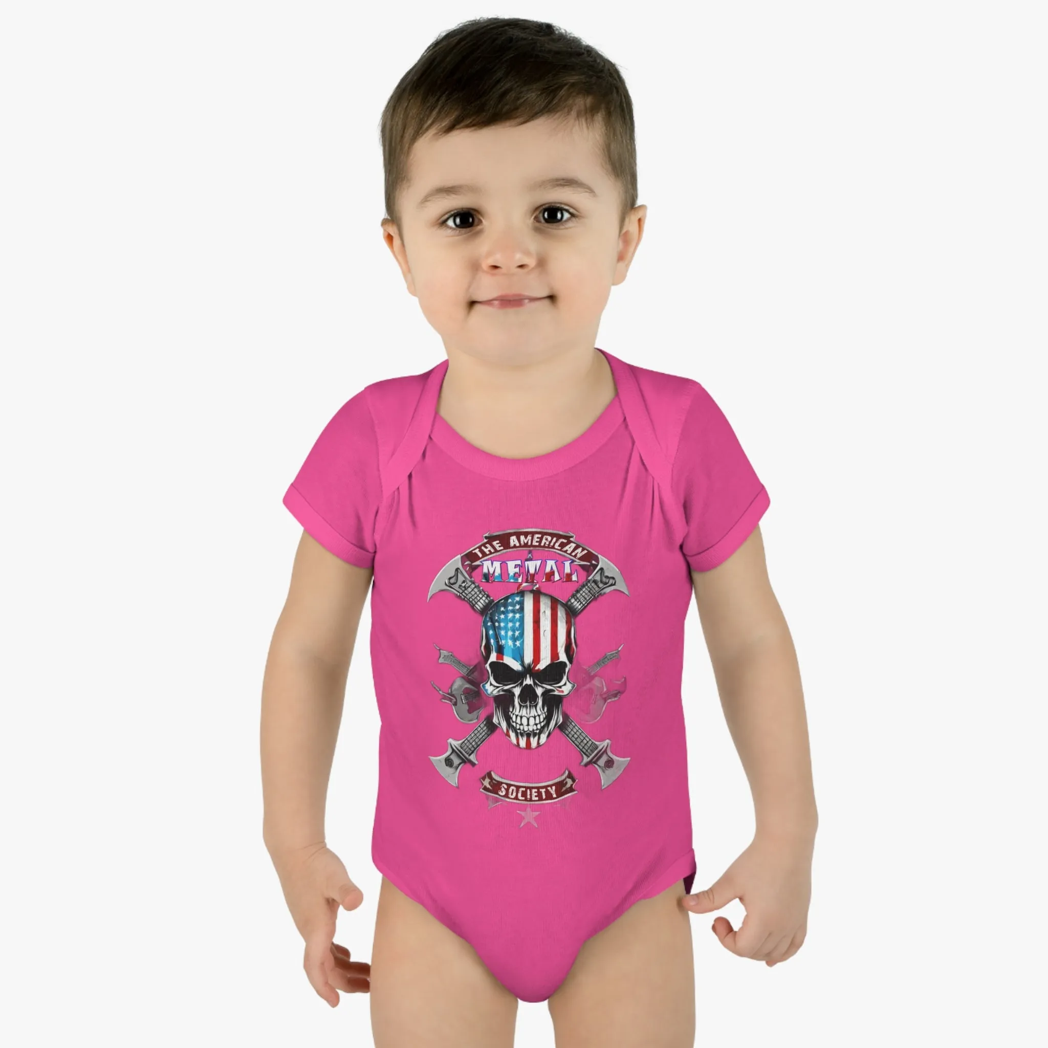 American Society Infant Baby Rib Bodysuit