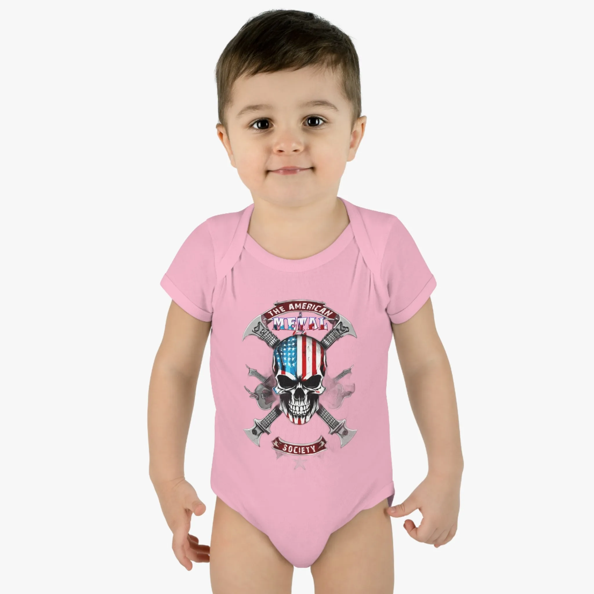 American Society Infant Baby Rib Bodysuit