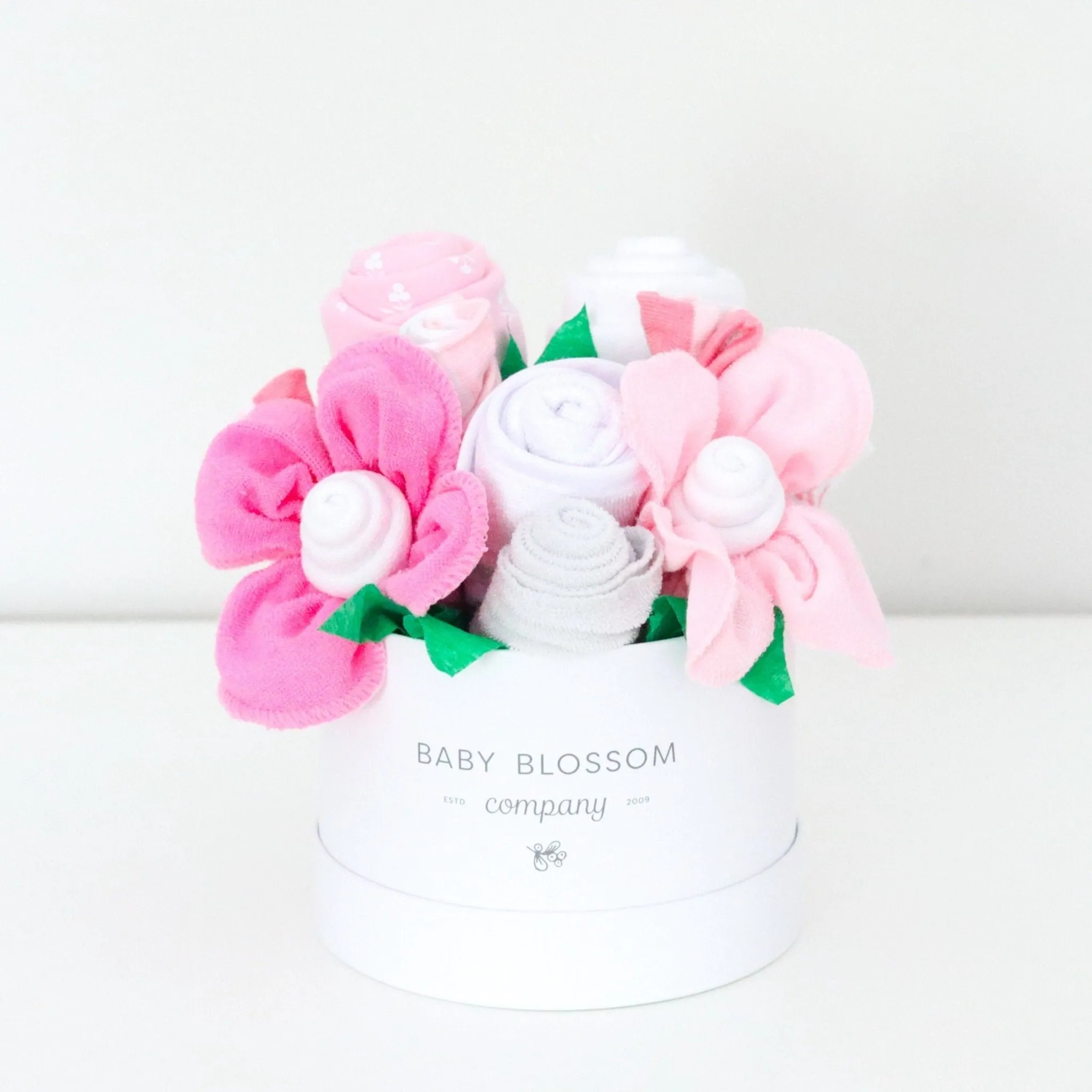 Baby Blossom Company Pink Hatbox Bouquet - Petite