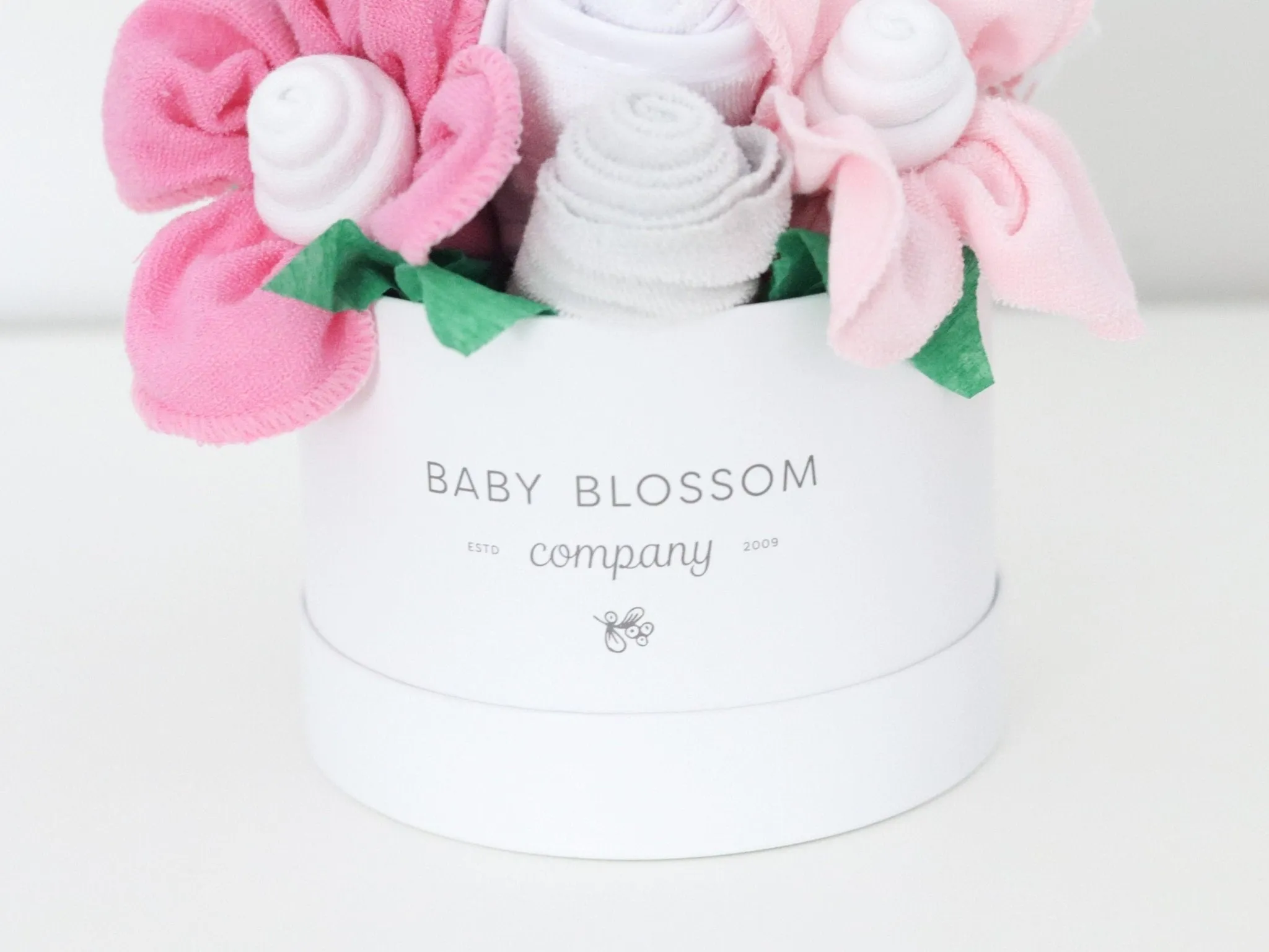 Baby Blossom Company Pink Hatbox Bouquet - Petite