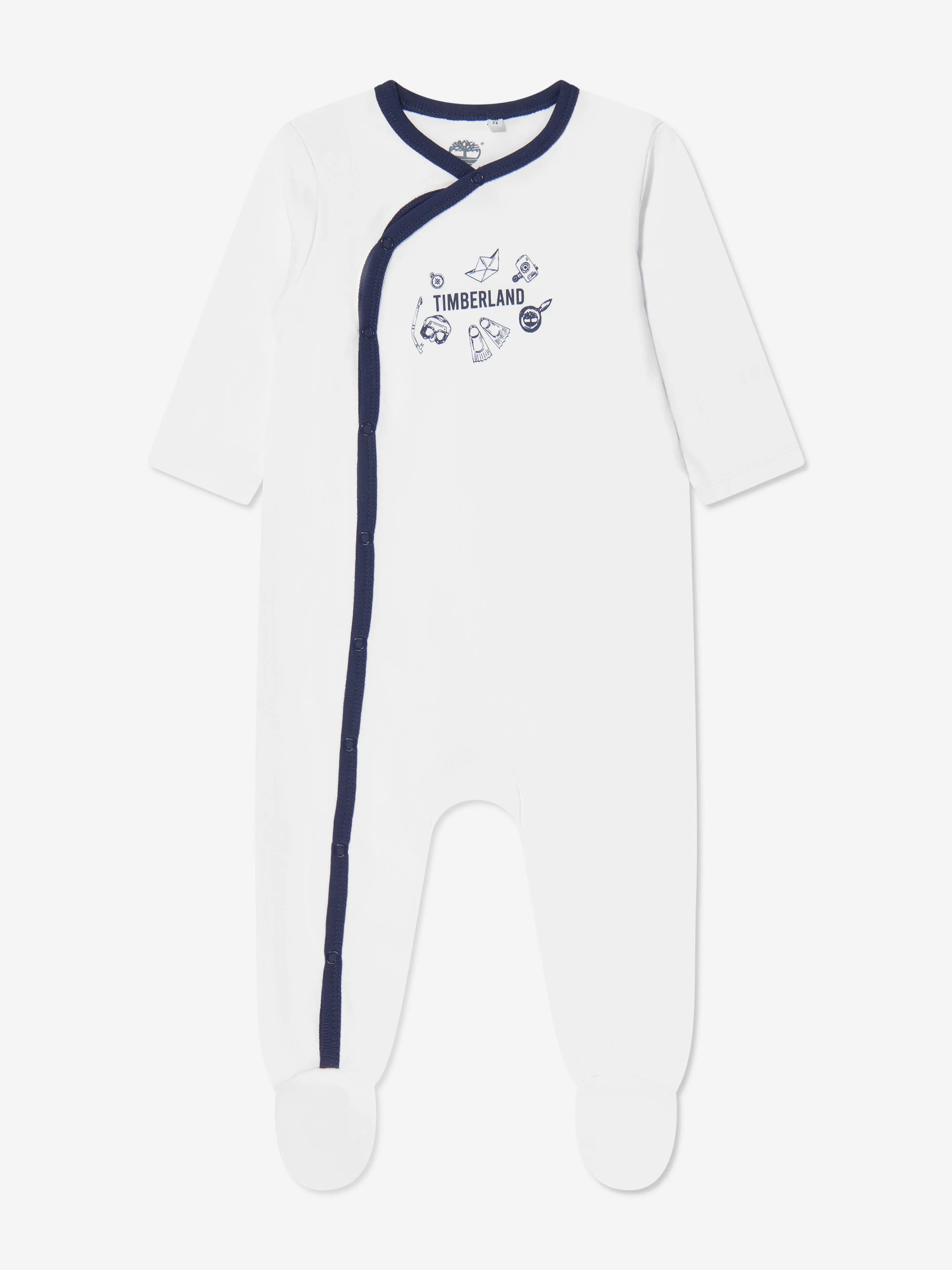 Baby Boys Bodysuit And Babygrow Set in White