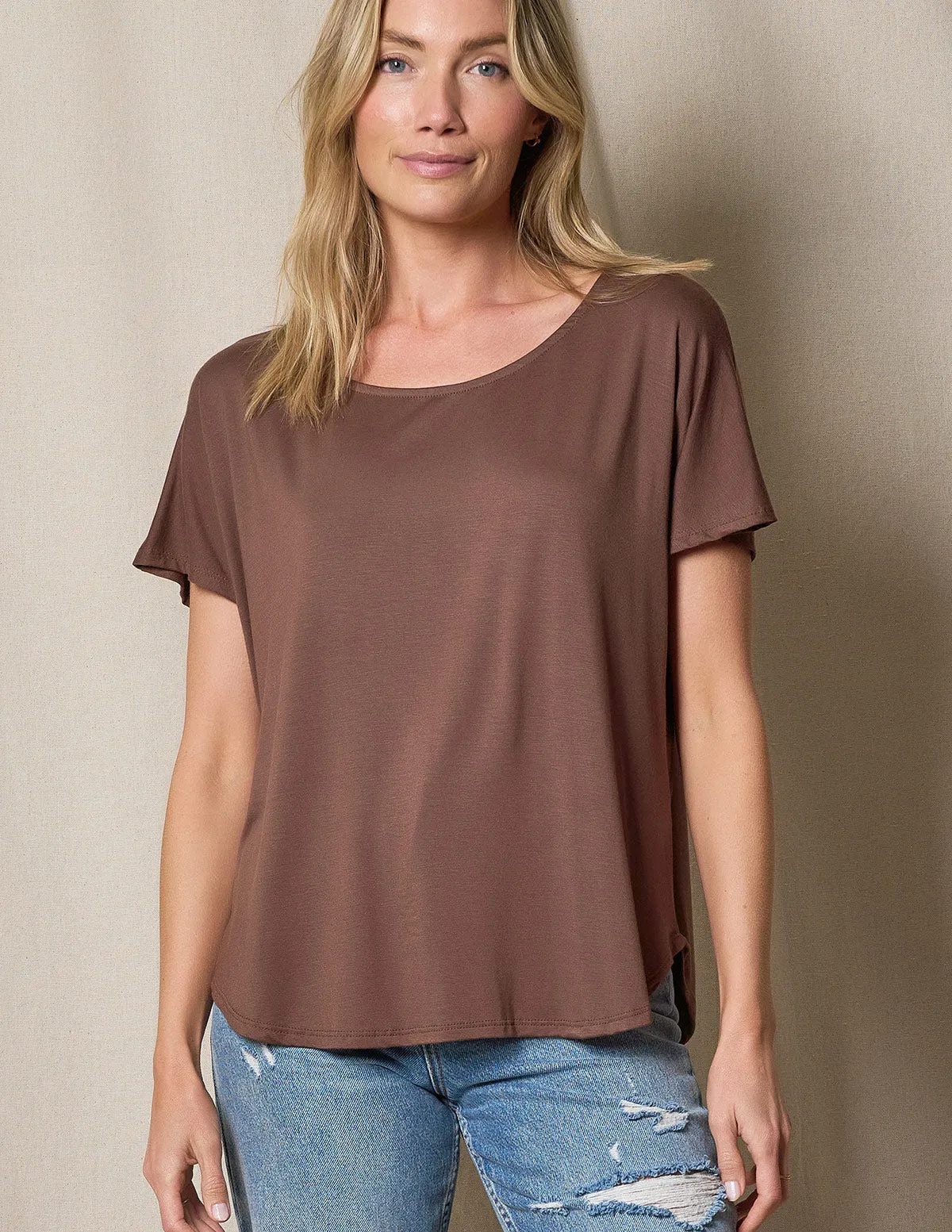 Bamboo Dolman Tee - As-Is-Clearance