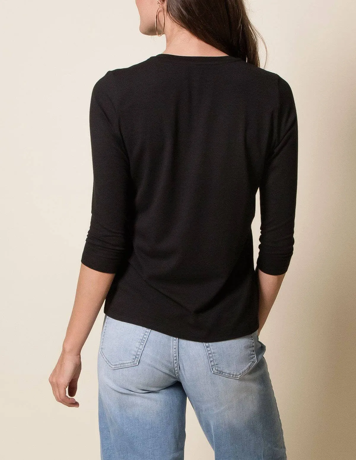 Bamboo / Organic Cotton 3/4 Sleeve Tee - As-Is-Clearance