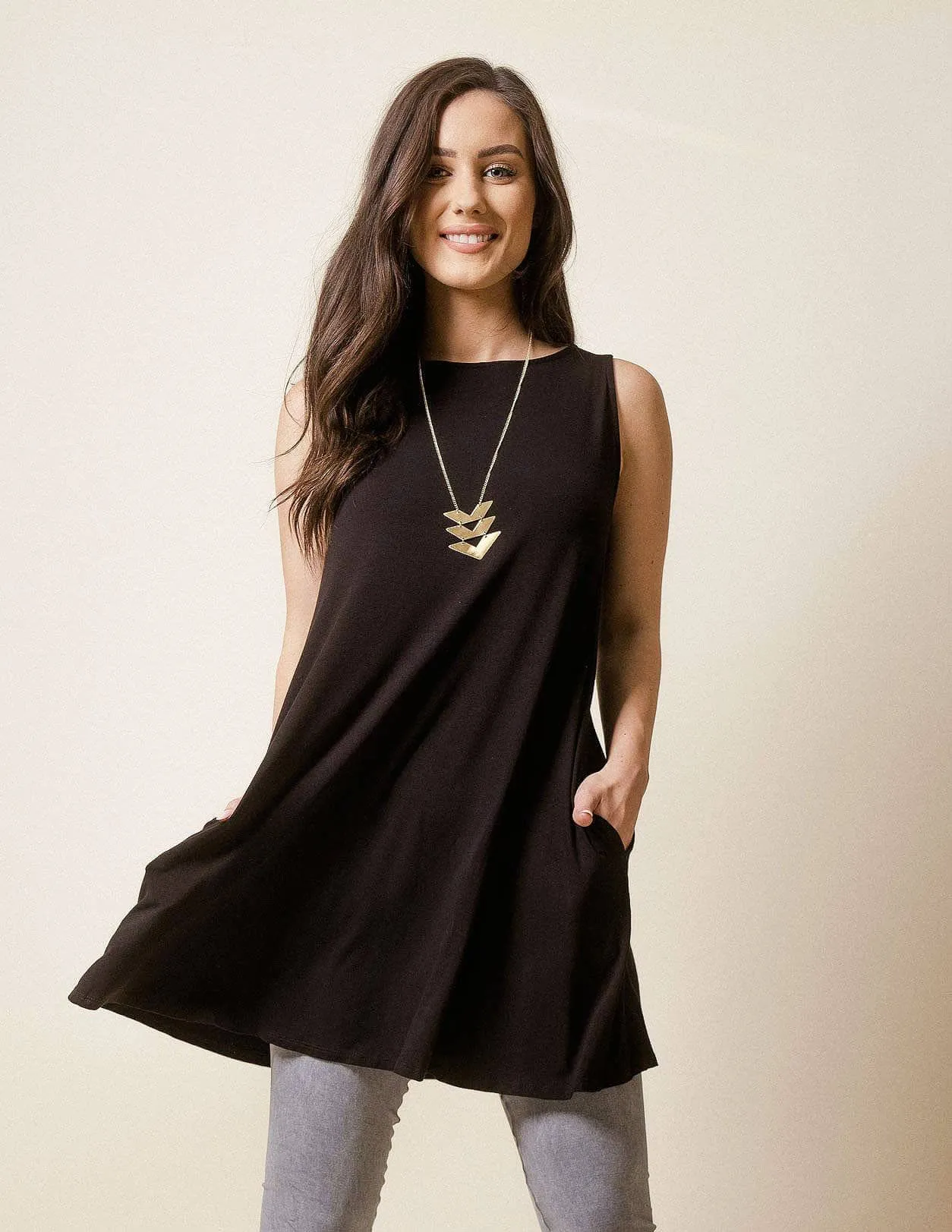 Bamboo Swing Dress