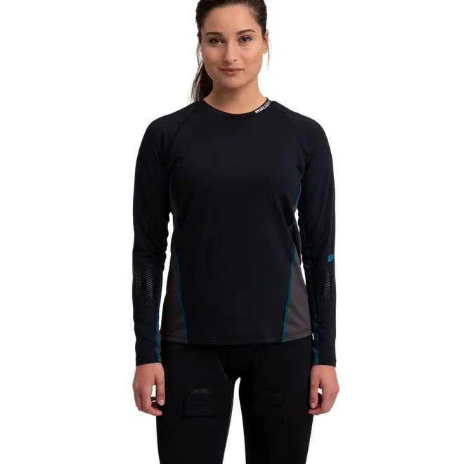 Bauer Women's Long Sleeve Hockey Player Base Layer Top