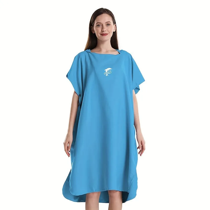 Beach Poncho:  Unisex Surf Robe Towel