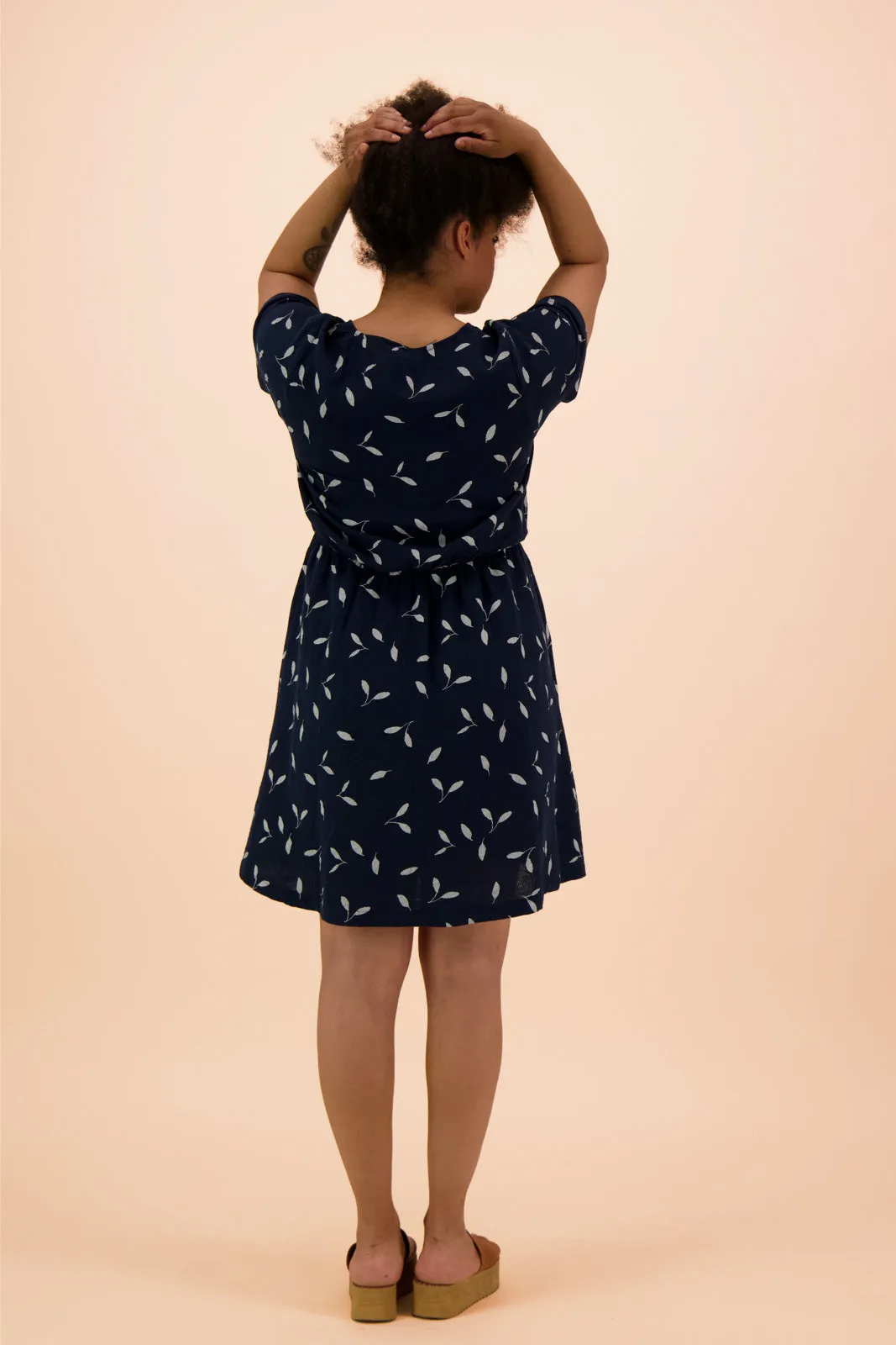 Bliss Wrap Dress Indigo Wind