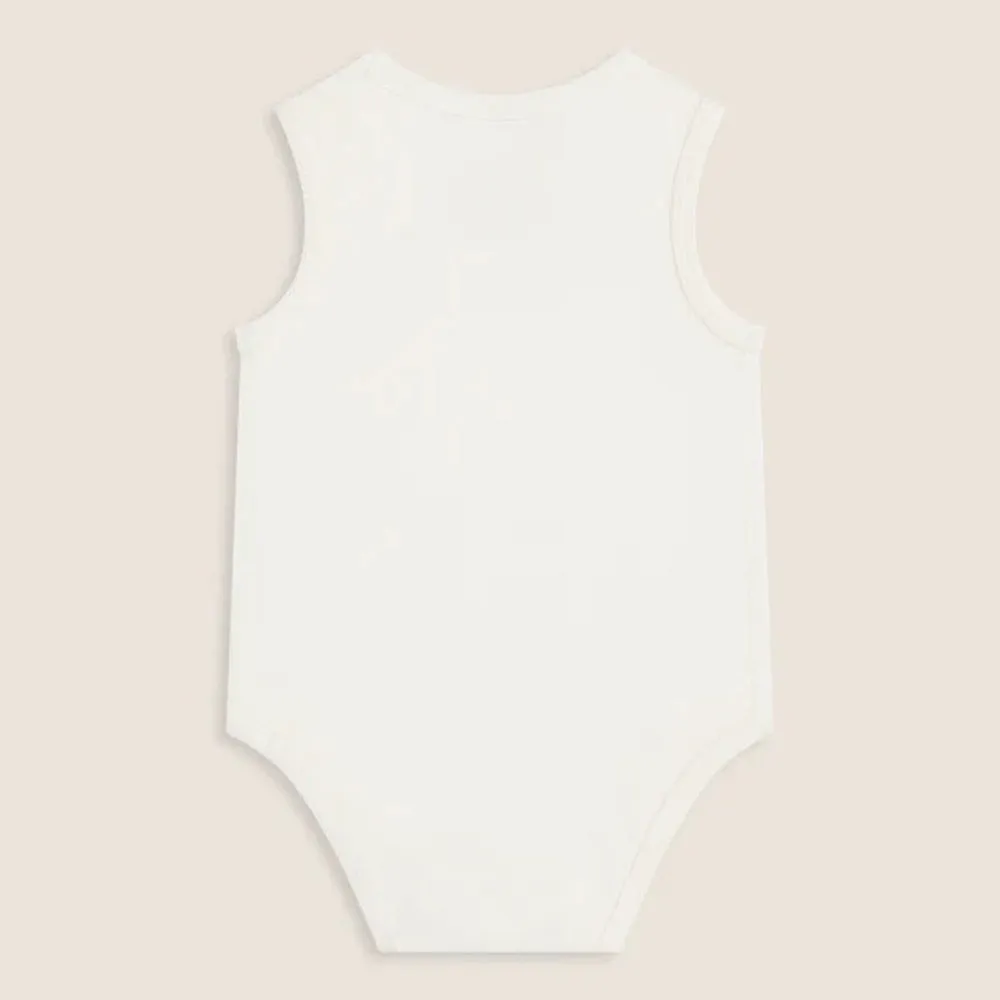 Boody Baby Bodysuit Natural White