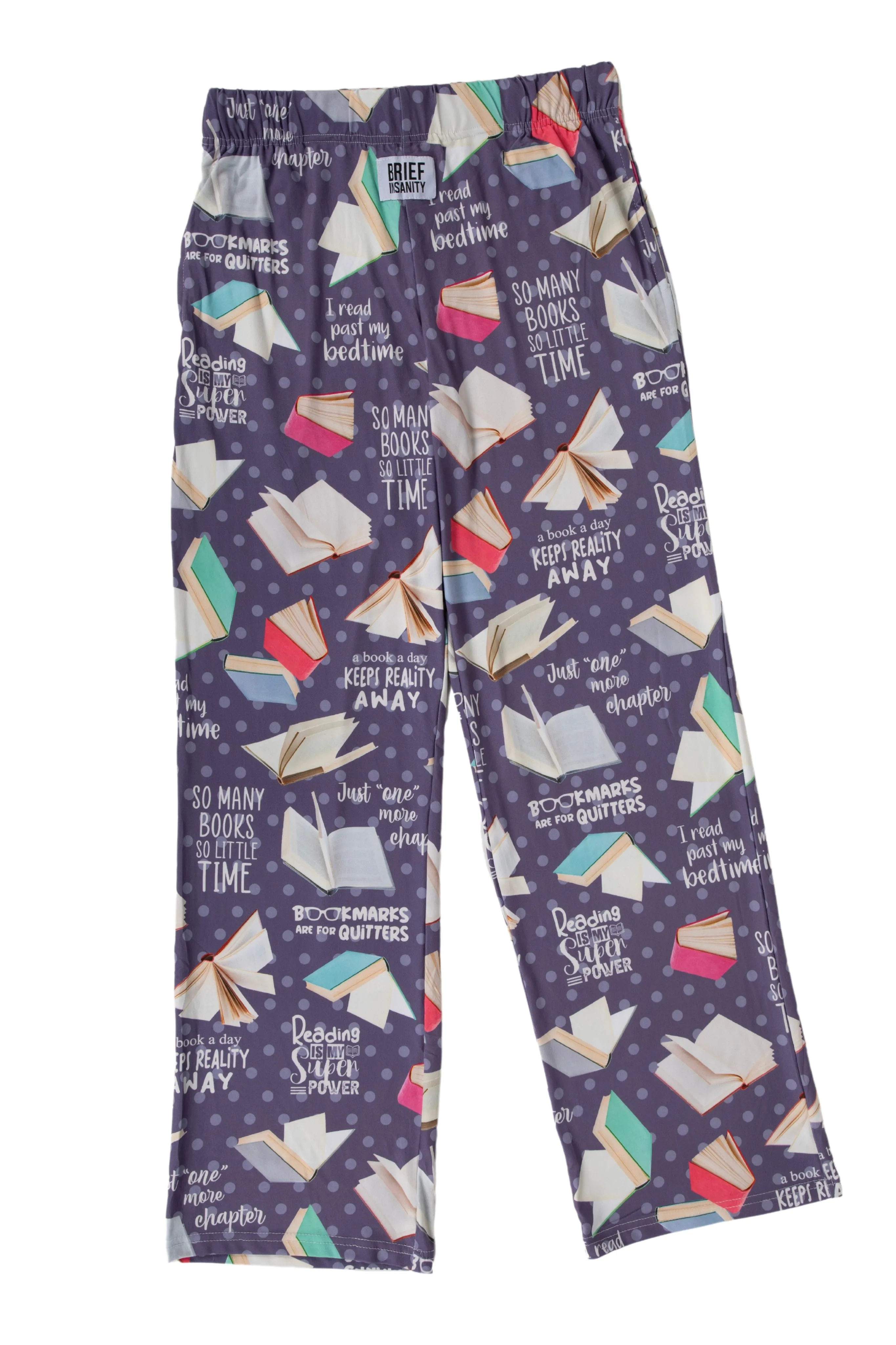 Book Pattern Lounge Pants