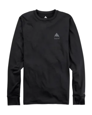 Burton Men's Lightweight X Base Layer Crewneck - True Black