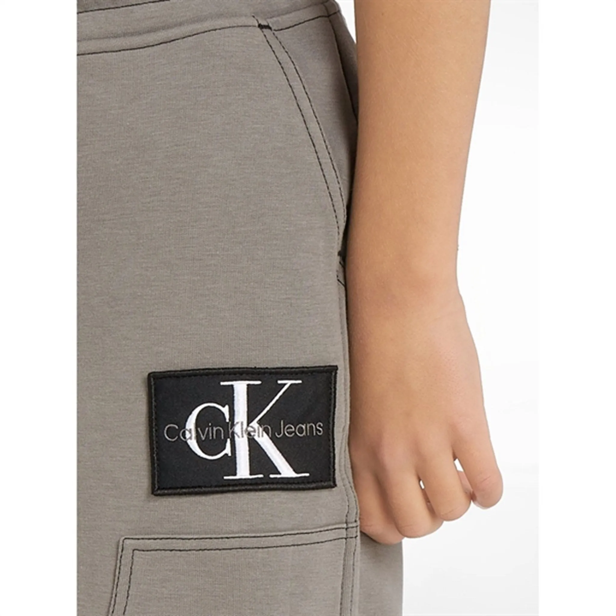 Calvin Klein Silk Spacer Workwear Sweatpants Brushed Nickel