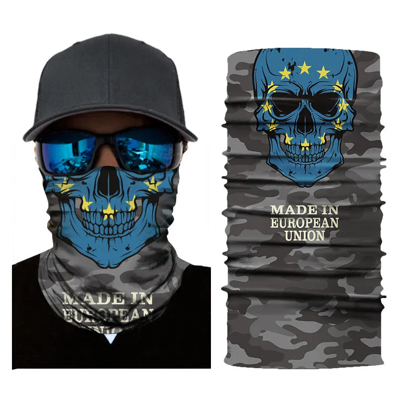 Camouflage Printing Sports Scarf Biking Mountain Climbing Sun Mask Scarf