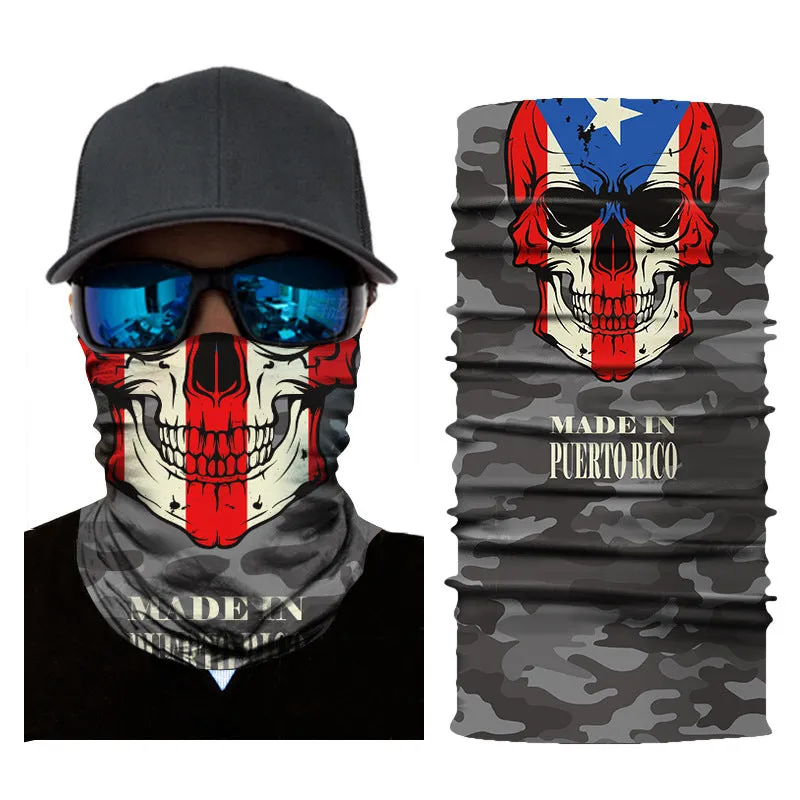 Camouflage Printing Sports Scarf Biking Mountain Climbing Sun Mask Scarf