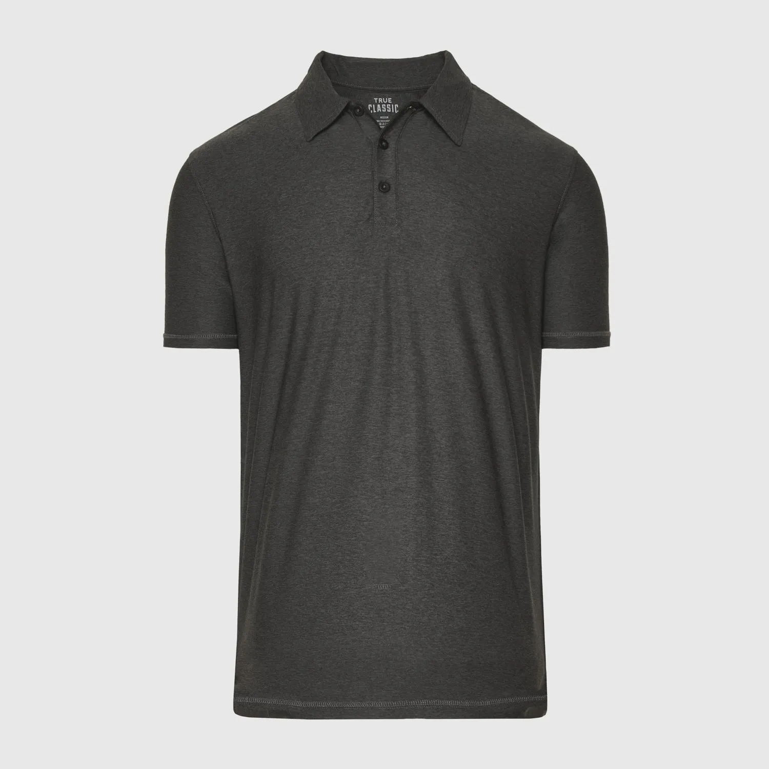 Charcoal Heather Gray Active Polo