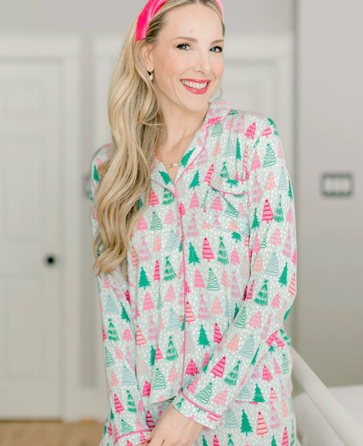 Charlotte PJ Pant Set - Tree Farm