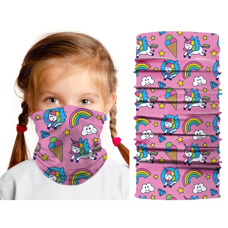 Children's Dustproof Mask Digital Printing Multifunctional Sunscreen Mask