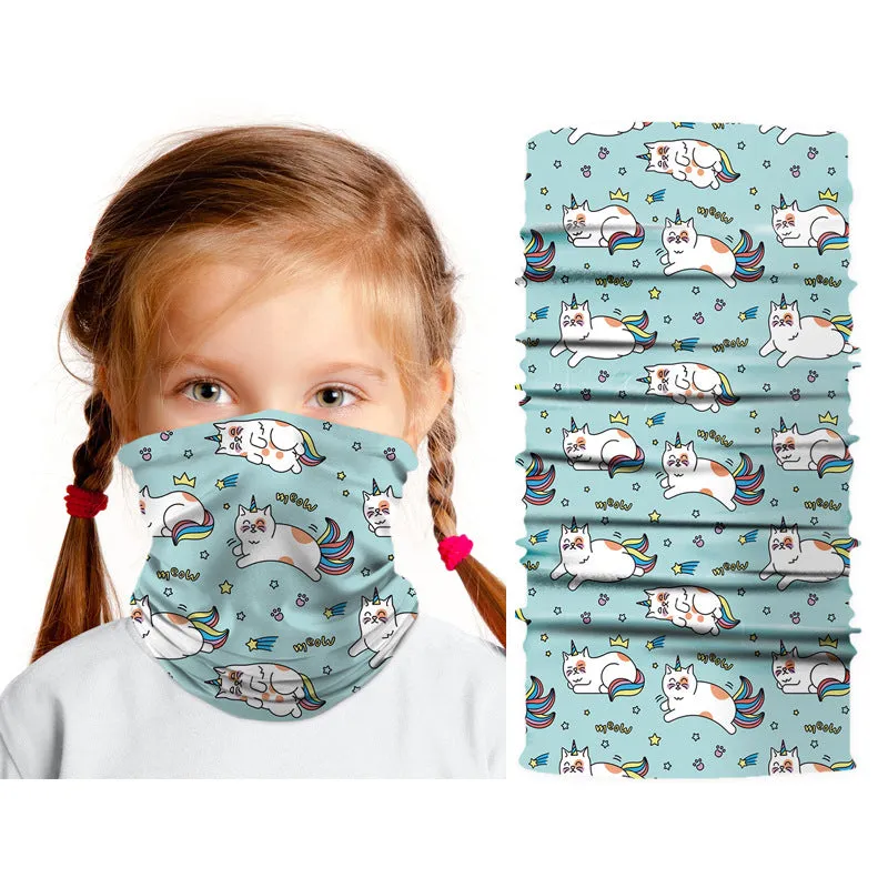 Children's Dustproof Mask Digital Printing Multifunctional Sunscreen Mask