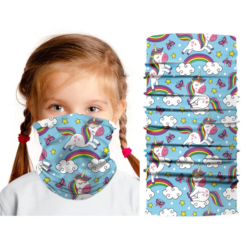 Children's Dustproof Mask Digital Printing Multifunctional Sunscreen Mask