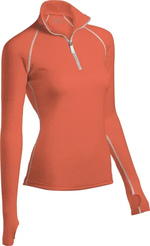 Coldpruf Honeycomb Base Layer Mock Zip (Women's)