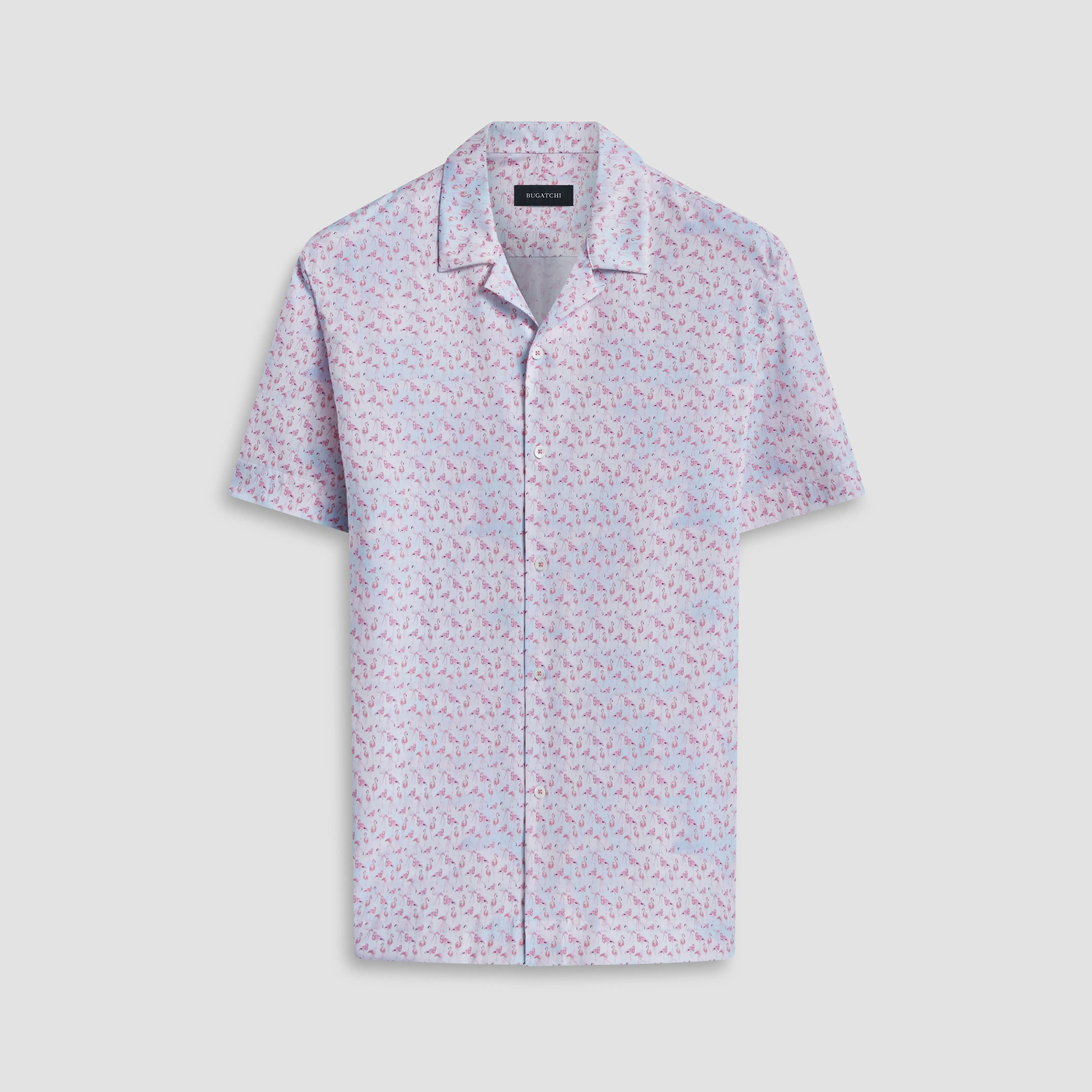 Cole Flamingo OoohCotton Camp Shirt