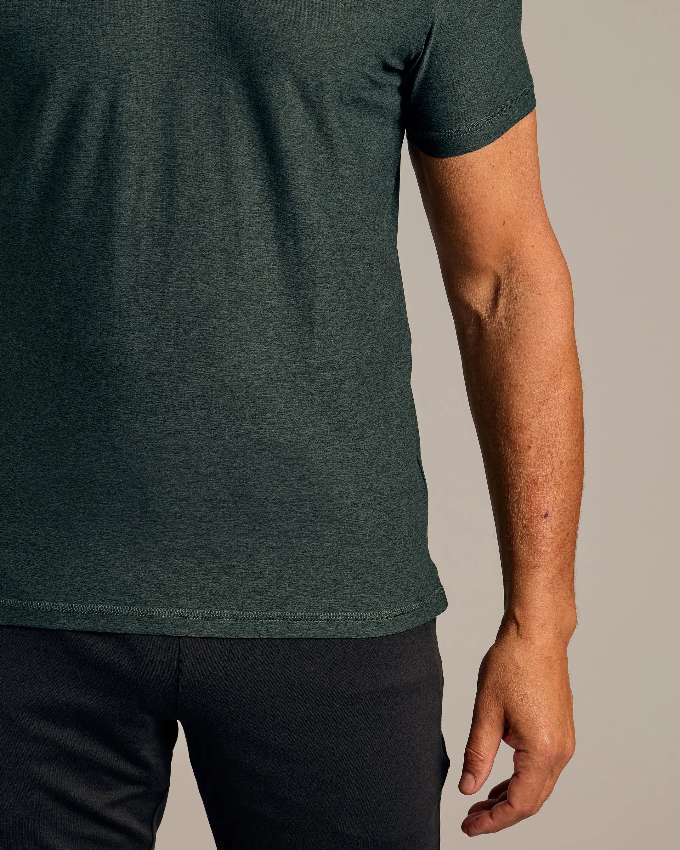 Dark Heather Forest Active Polo