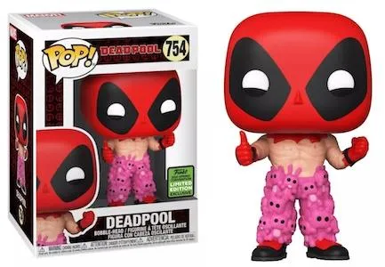 Deadpool with Teddy Pants #754 Pop Vinyl Funko ECCC 2021 Spring Convention Exclusive