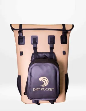 DESERT STORM-MAGNAGUARD AUTO-SEALING, WATERPROOF, FLOATING BACKPACK COOLER / DRY BAG COMBO - DESERT STORM