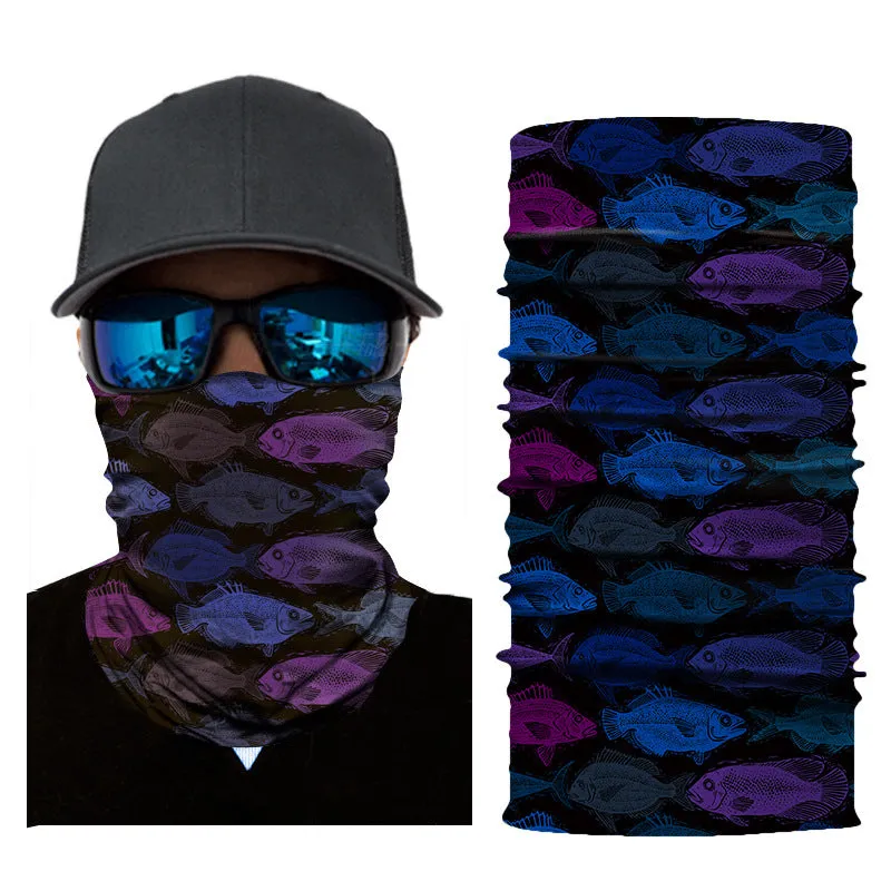 Digital Printing Outdoor Cycling Mask Mountaineering Sports Sun Protection Headscarf Mask Scarf