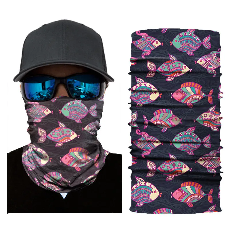 Digital Printing Outdoor Cycling Mask Mountaineering Sports Sun Protection Headscarf Mask Scarf