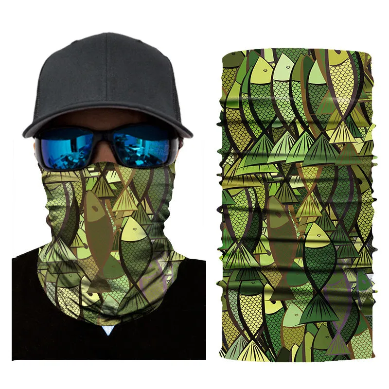 Digital Printing Outdoor Cycling Mask Mountaineering Sports Sun Protection Headscarf Mask Scarf