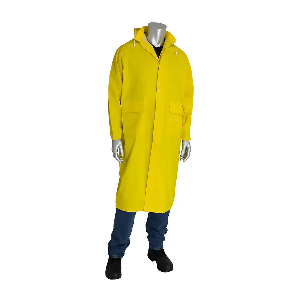 Falcon 205-300FR/2X Premium Two-Piece 48" Treated Raincoat - 0.35 mm