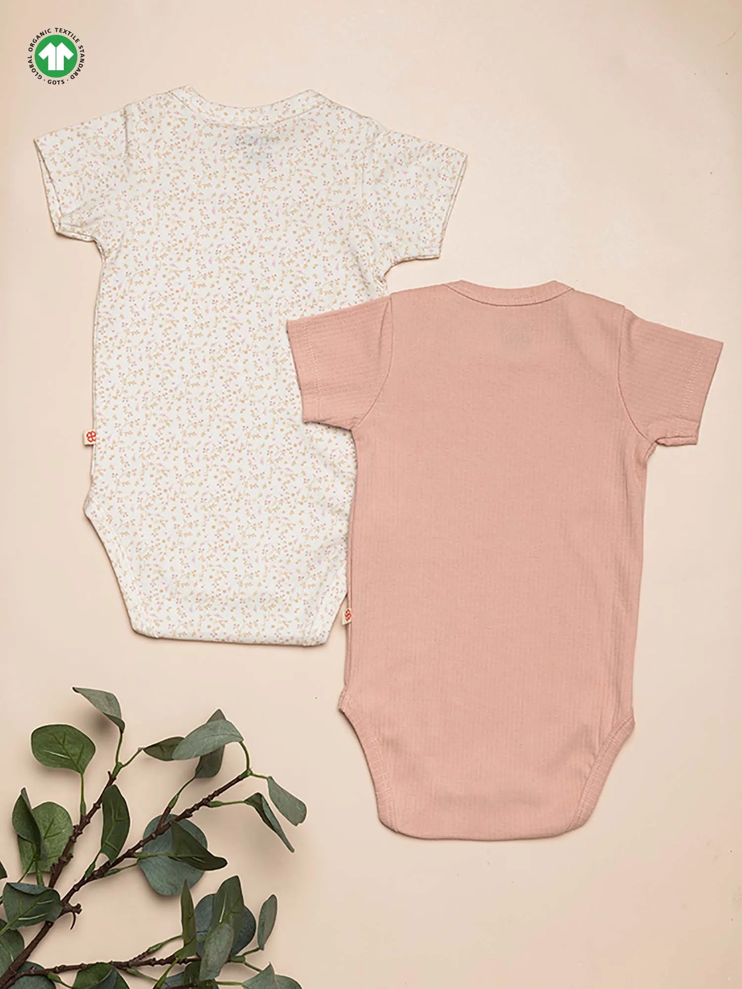 Fern Bodysuit - Organic Cotton Bodysuit - Pack of 2