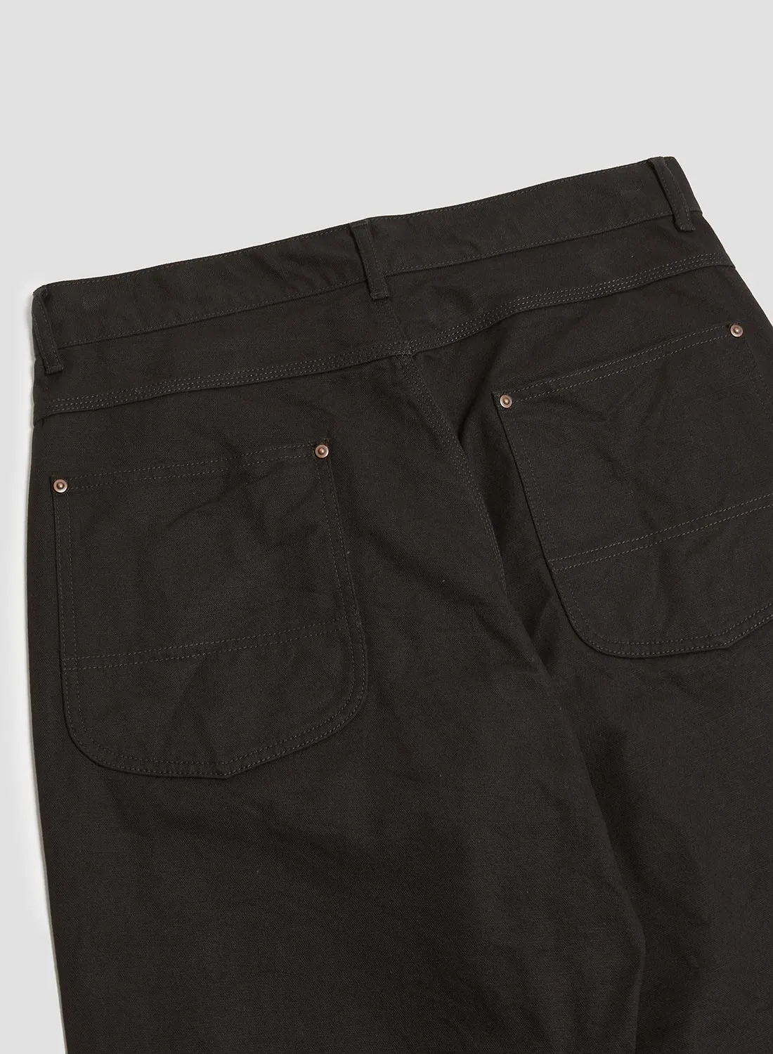 FOB Factory Cotton Duck Work Pant Black