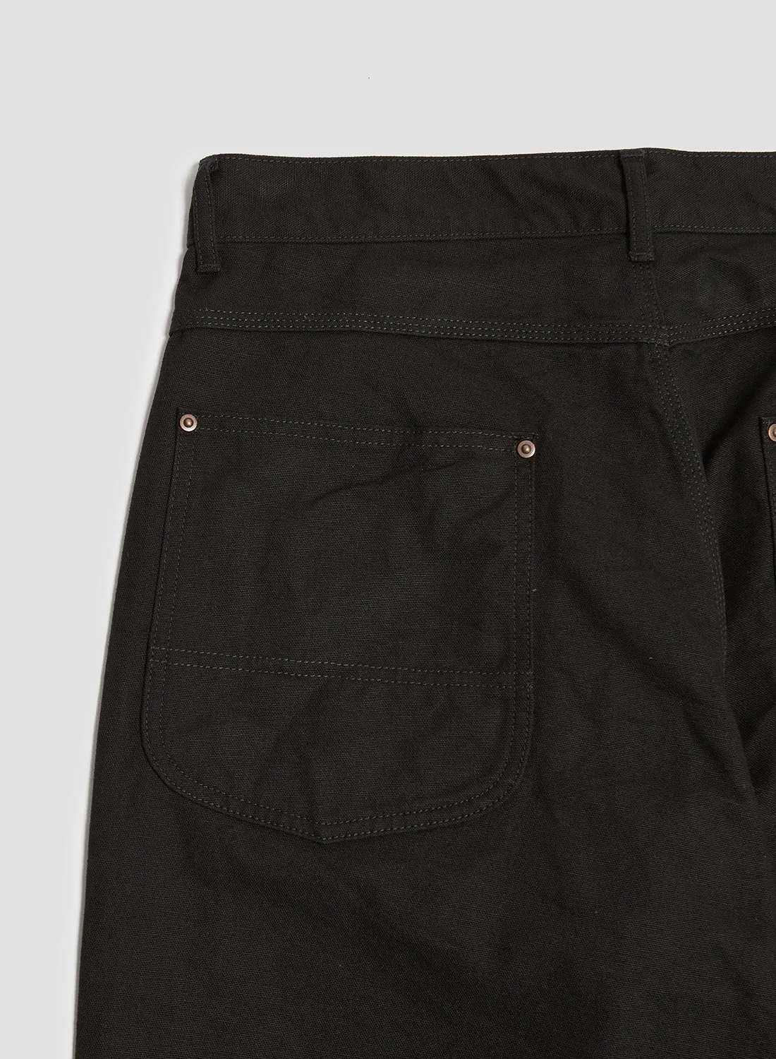 FOB Factory Cotton Duck Work Pant Black