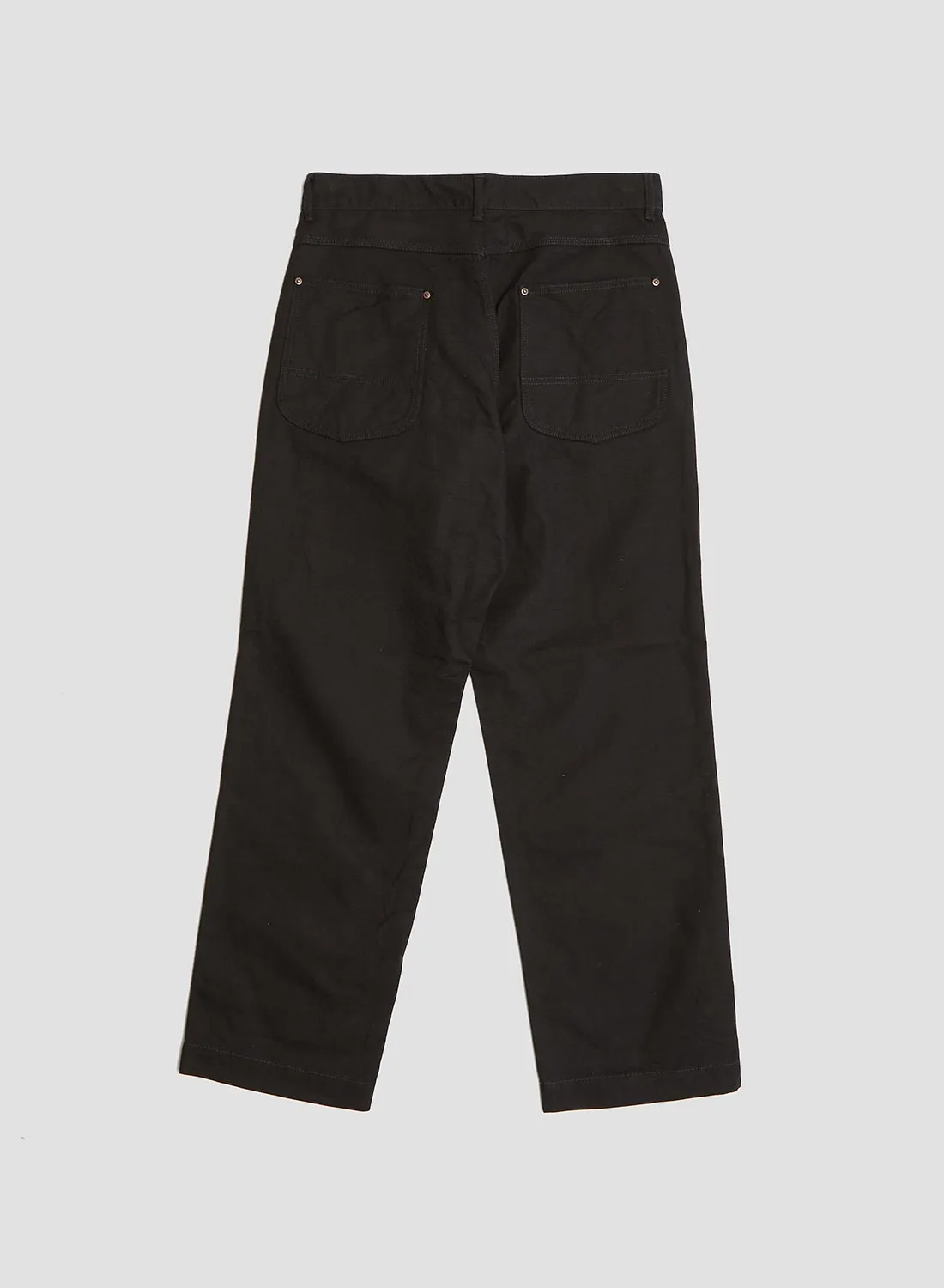 FOB Factory Cotton Duck Work Pant Black