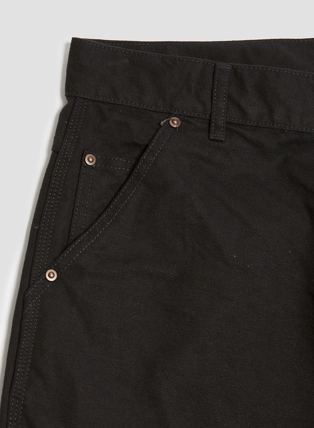 FOB Factory Cotton Duck Work Pant Black