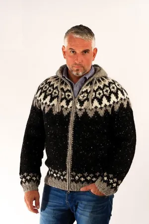 Frost Hooded Wool Cardigan