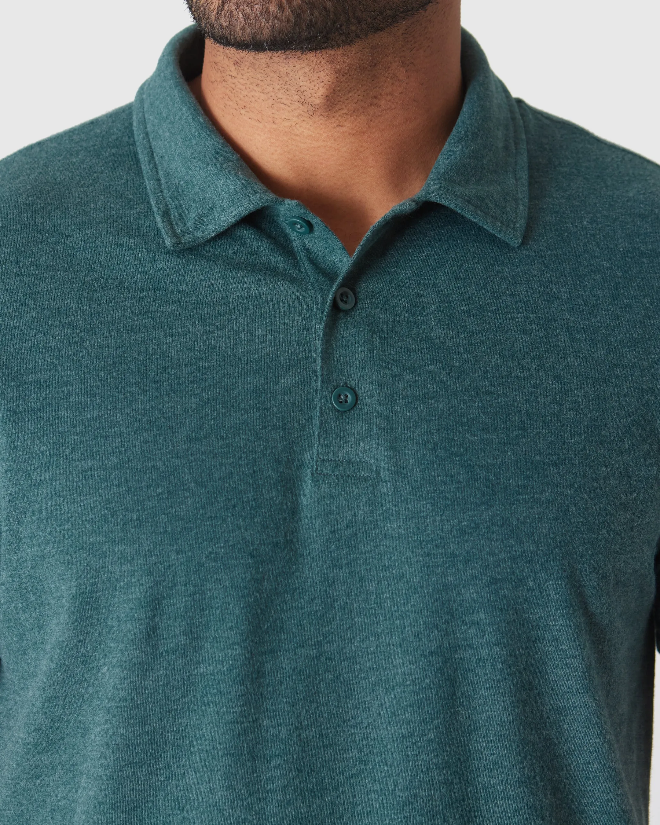 Heather Seafarer Short Sleeve Polo