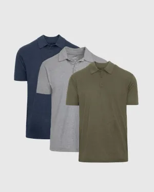 Heathers Short Sleeve Polo 3-Pack