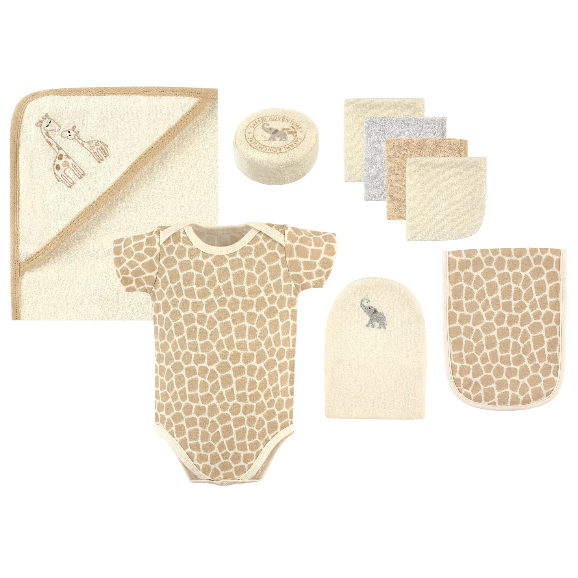 Hudson Baby Bathtime Giftset, Safari