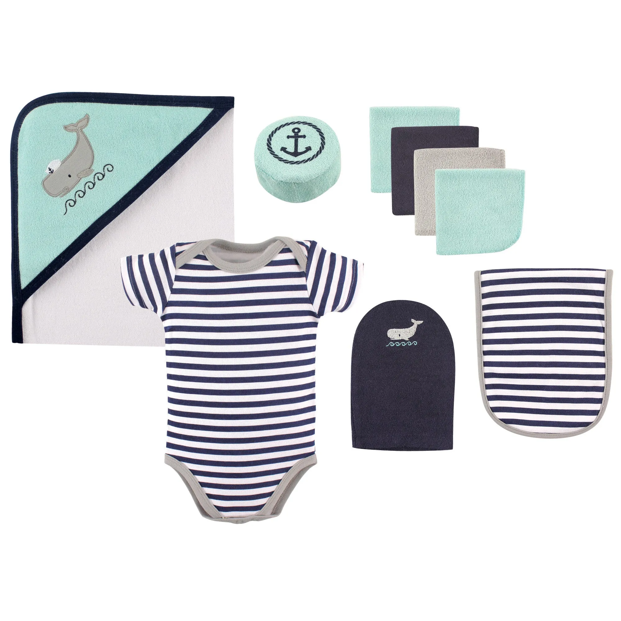 Hudson Baby Bathtime Giftset, Whale