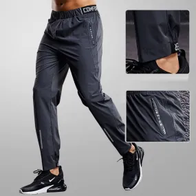 Ice Silk Sport Pants Men Running Sweatpants Gym Fitness Jogging Training Trousers Thin Section Trend Wild Outdoor Dry Fit