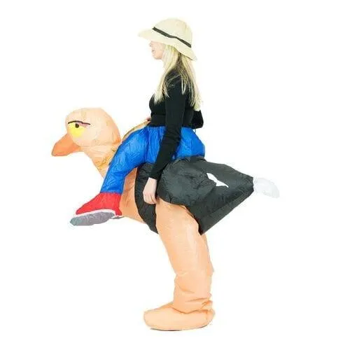 Inflatable Ostrich Rider Costume - Buy Online Only